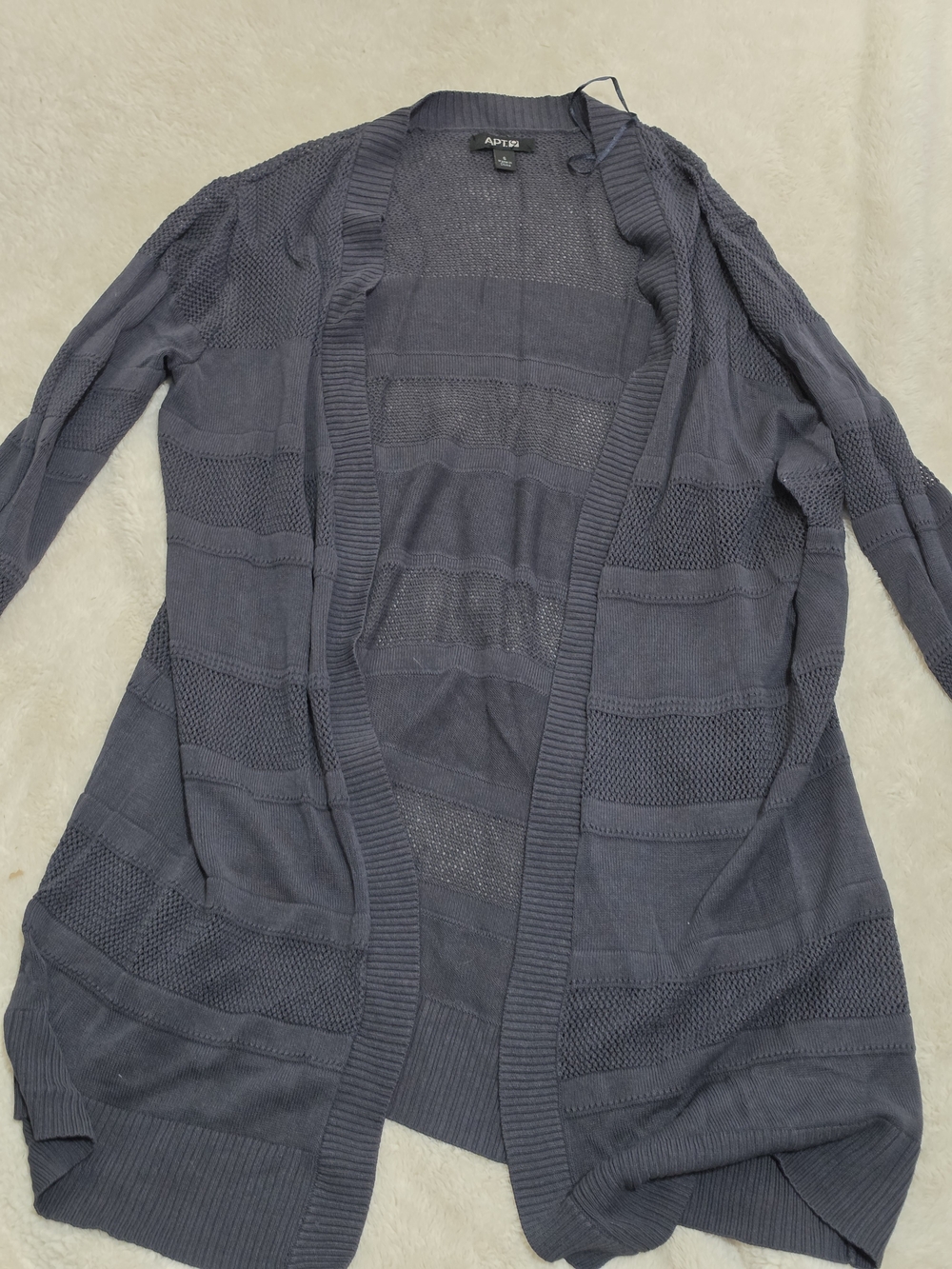 .Apt. 9 Open-Front Knit Cardigan